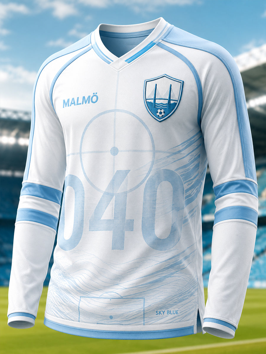 Herr Malmö FF-linne med långa ärmarna