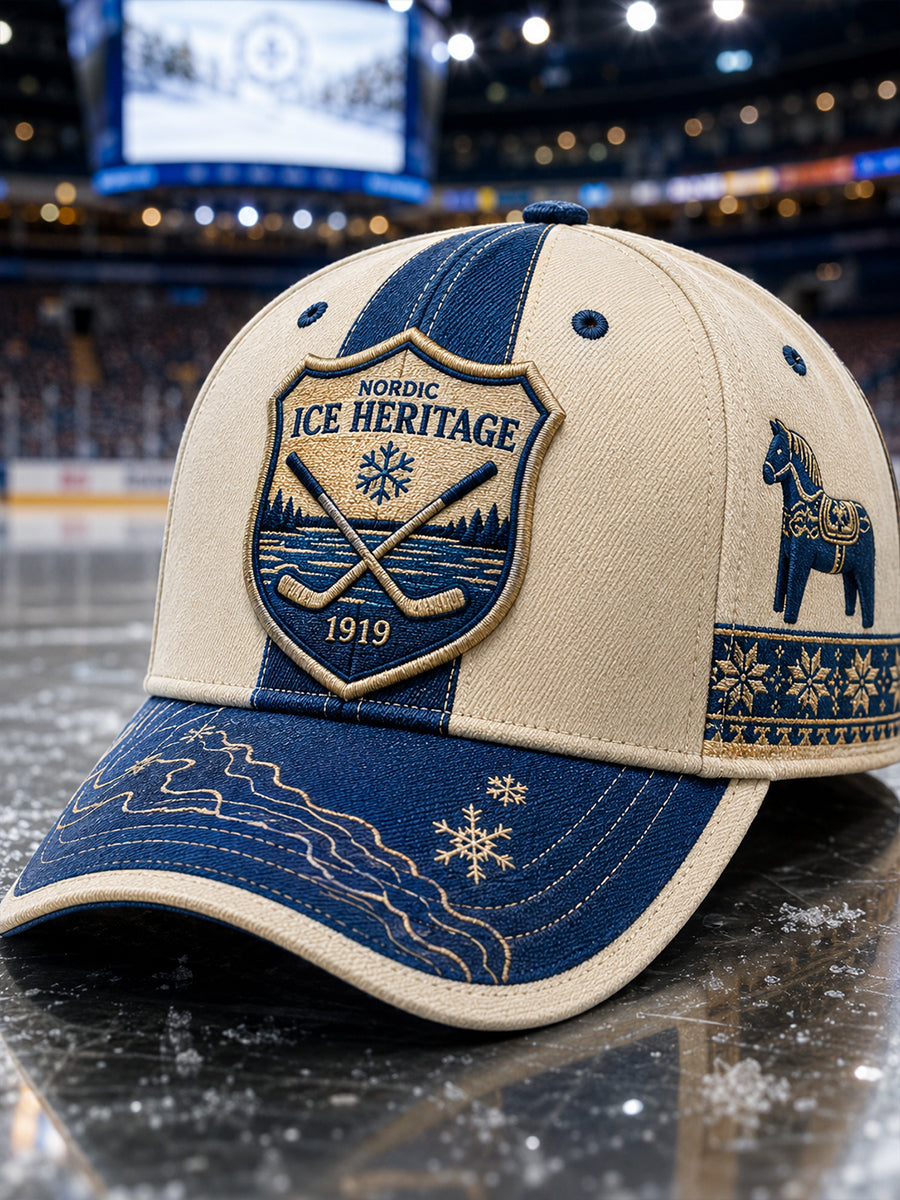 Unisex Svensk Ishockey Leksands IF Fans Älskare Mössa