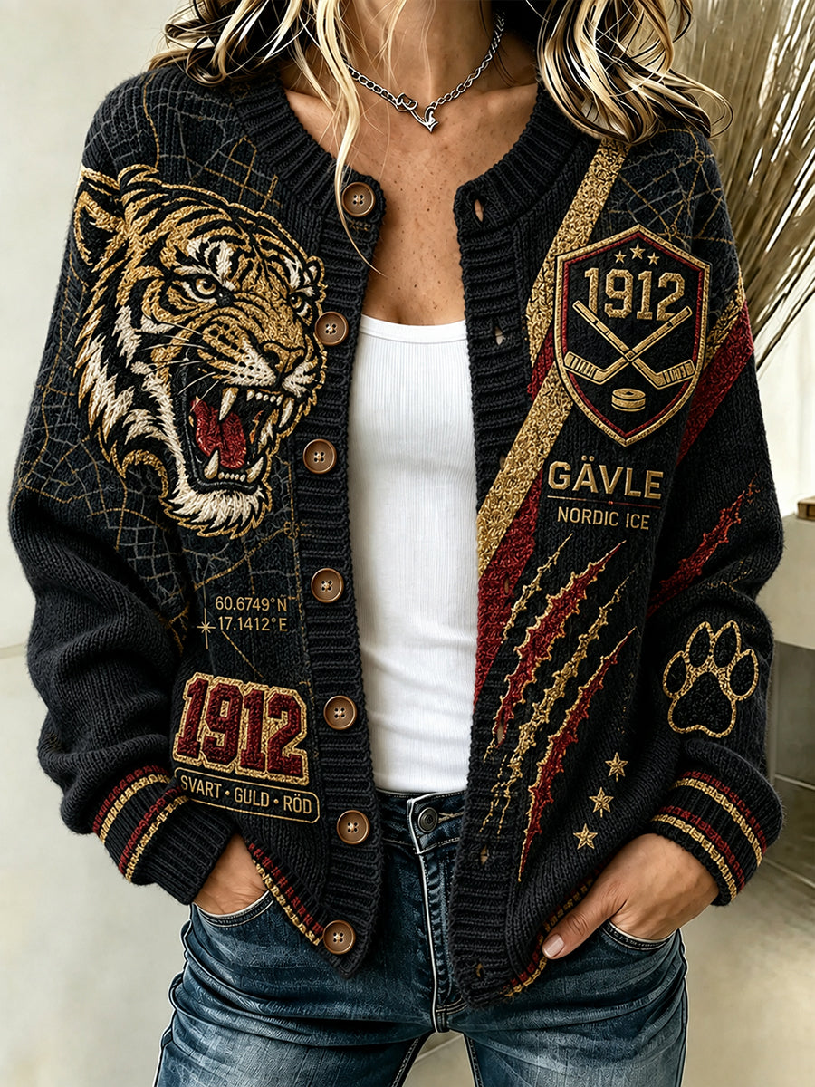 Kvinnors Brynäs IF Cardigan-Style jacka