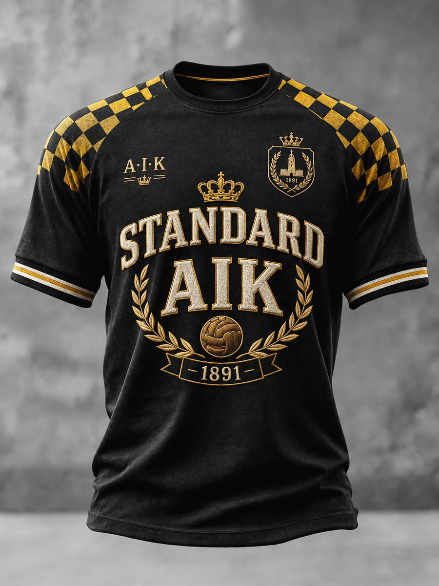 AIK-sympatisörströja för herrar, svart och guld