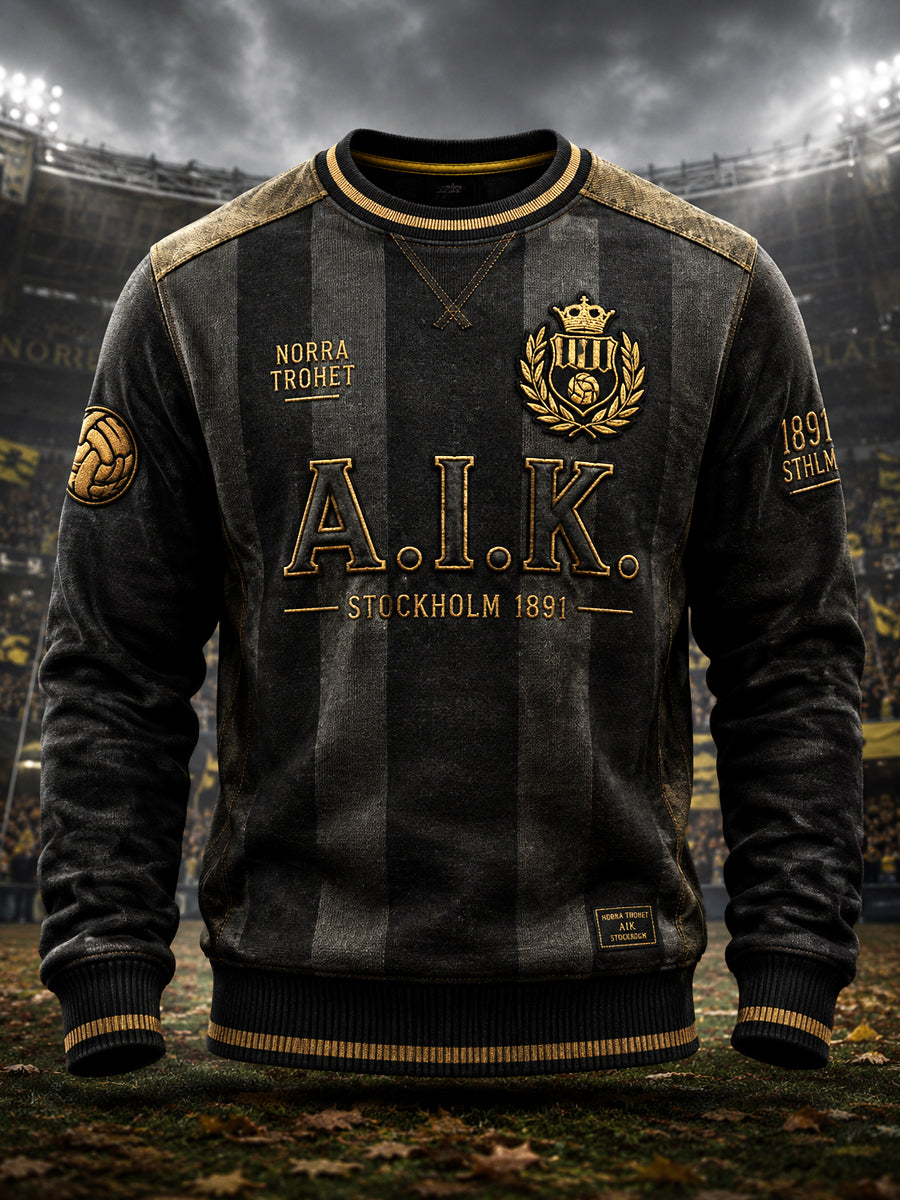 Herrarnas AIK Stockholm-vintagefotbollströja