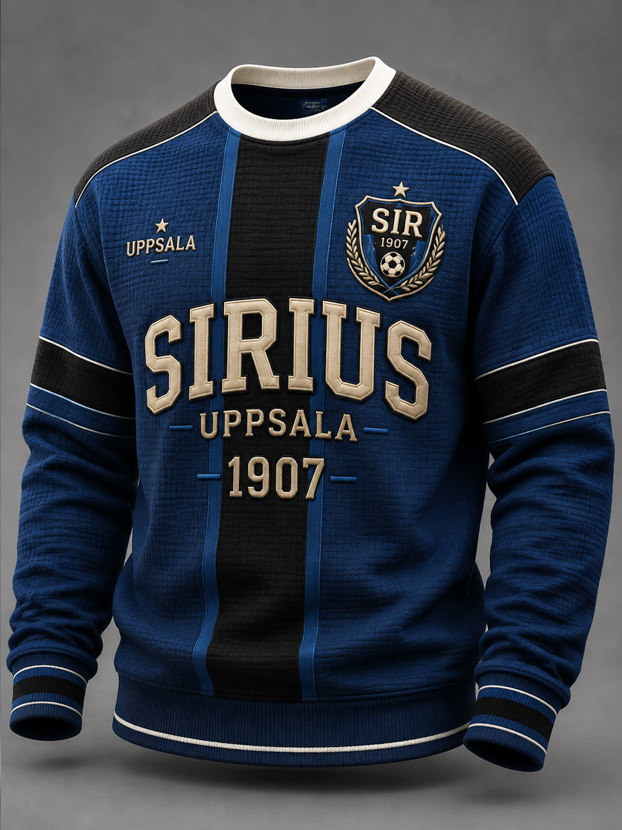 Herrtröja i Sirius Uppsala 1907-heritagedesign för fotboll