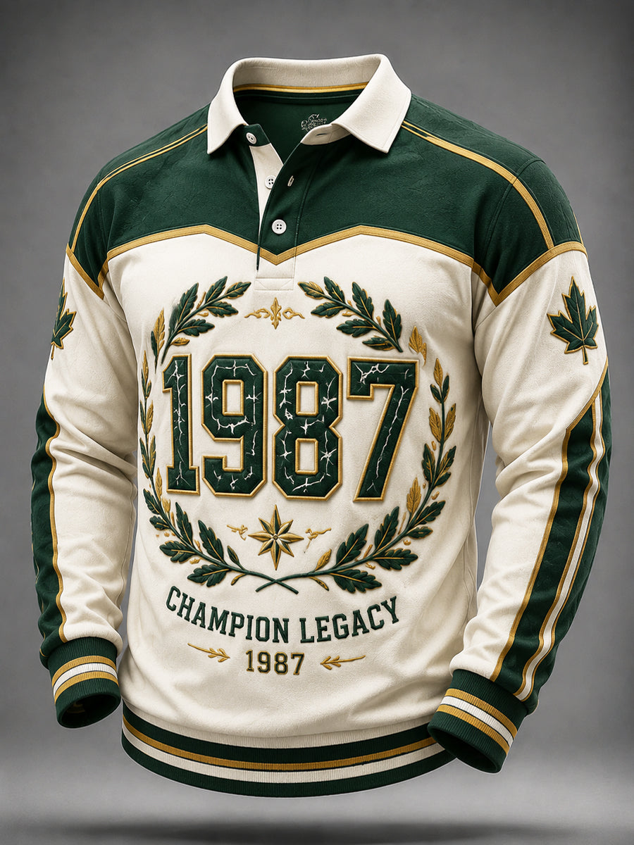 Björklöven 1987 Champion Heritage Hockey Polo.