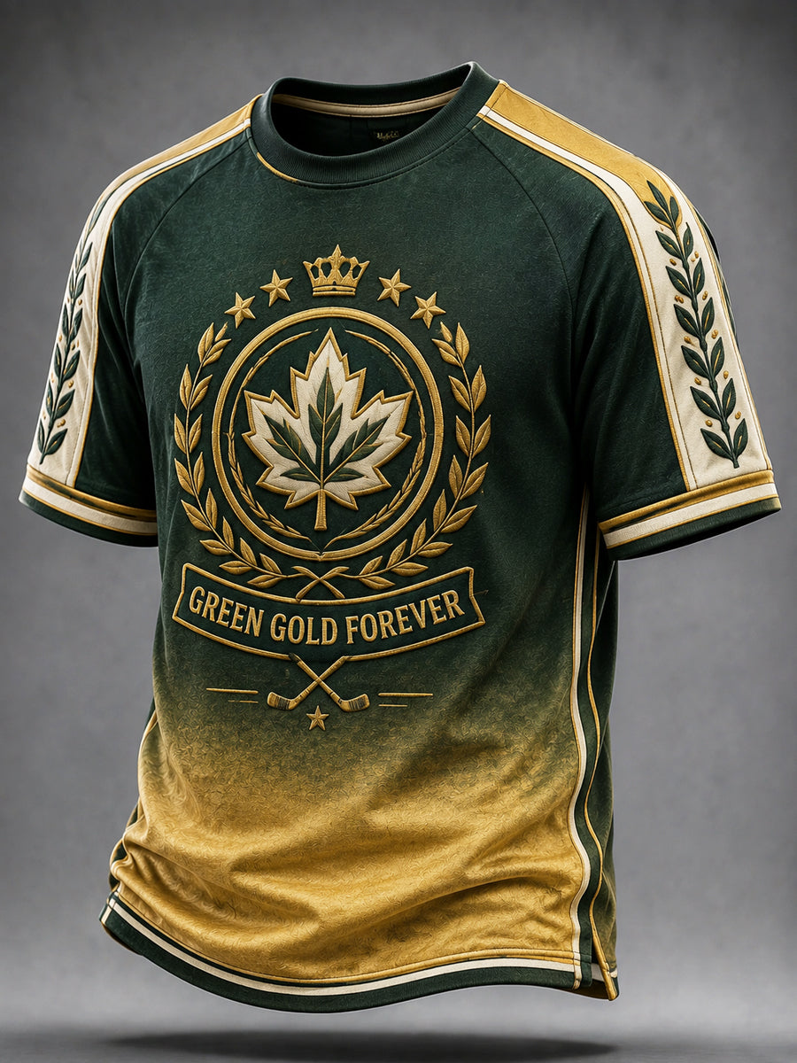Björklöven Grönt Guld För Alltid T-shirt