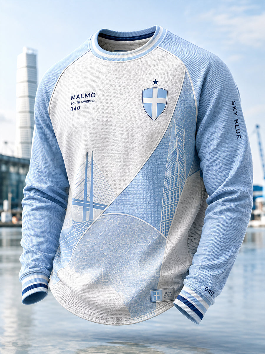 Herr Malmö FF-linne med långa ärmarna