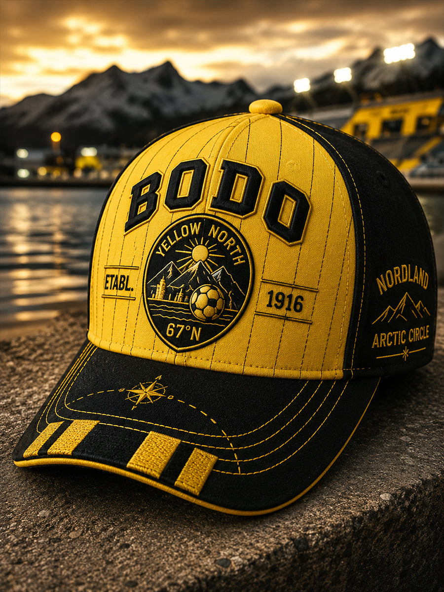 Unisex norsk fotboll Bodø/Glimt fans älskare mössa