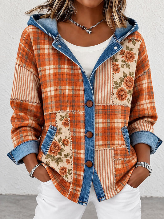 Kvinnors lappverk konst cardigan