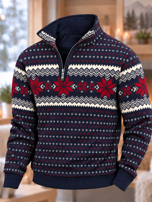 Nordisk Norge kunst trykt HoodieZip-Up Hoodie-Up