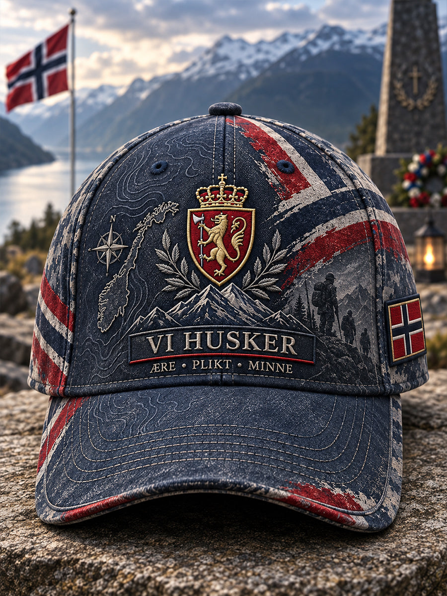 Unisex norske militærhatt