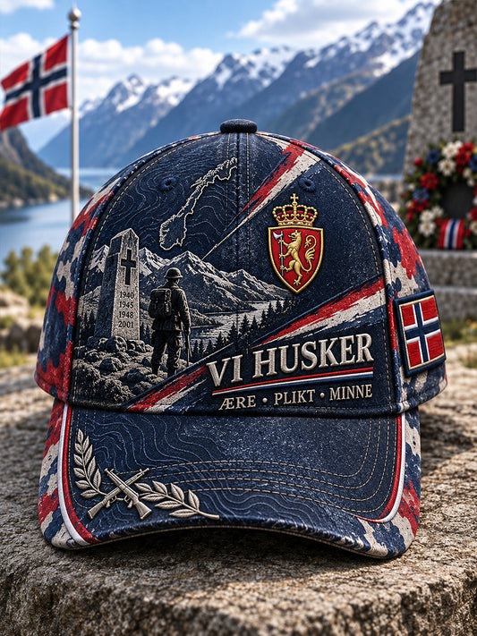 Unisex norsk militær minnehue