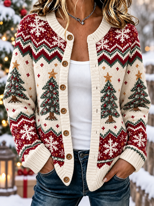 Kvinnors jul cardigan