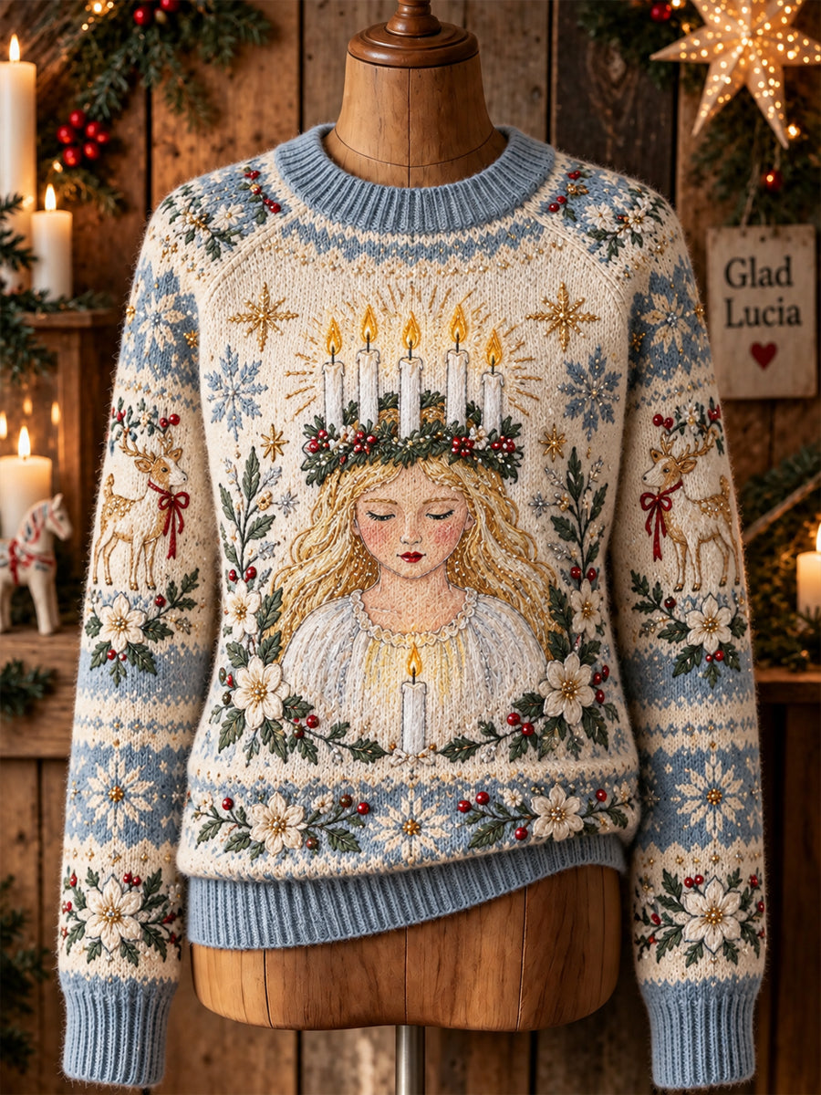 Damsweatshirt Lucia Vinterljus