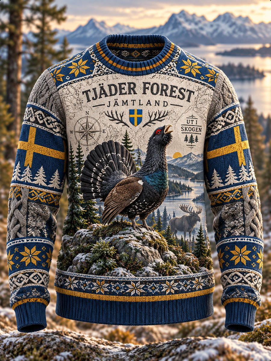 Herrtröja i svensk älgjaktstil, imitation